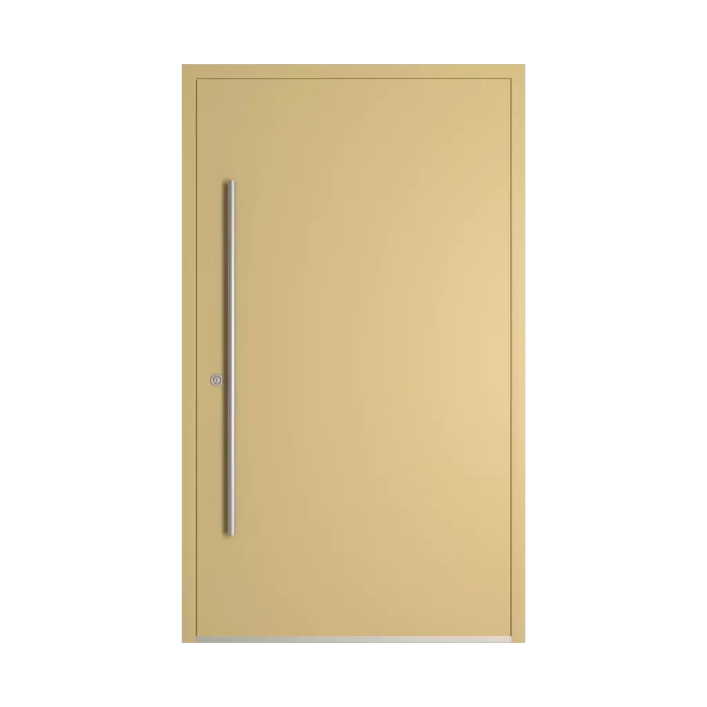 RAL 1000 Green beige products aluminum-entry-doors    