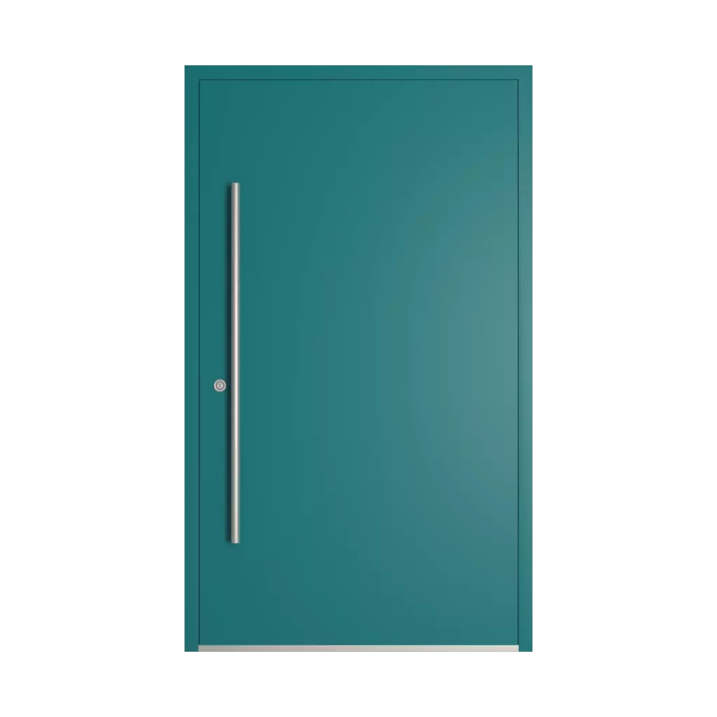 RAL 5021 Water blue entry-doors models dindecor 6124-pwz  