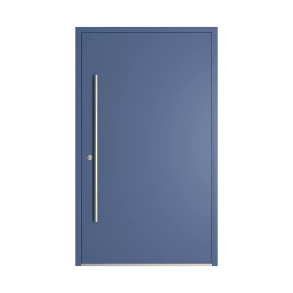 RAL 5023 Distant blue entry-doors models dindecor model-6123  