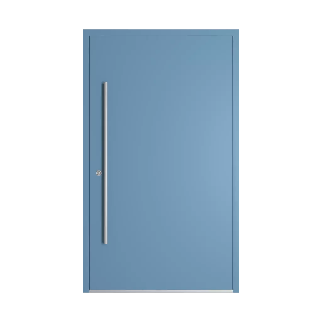 RAL 5024 Pastel blue entry-doors models dindecor sk06-grey  