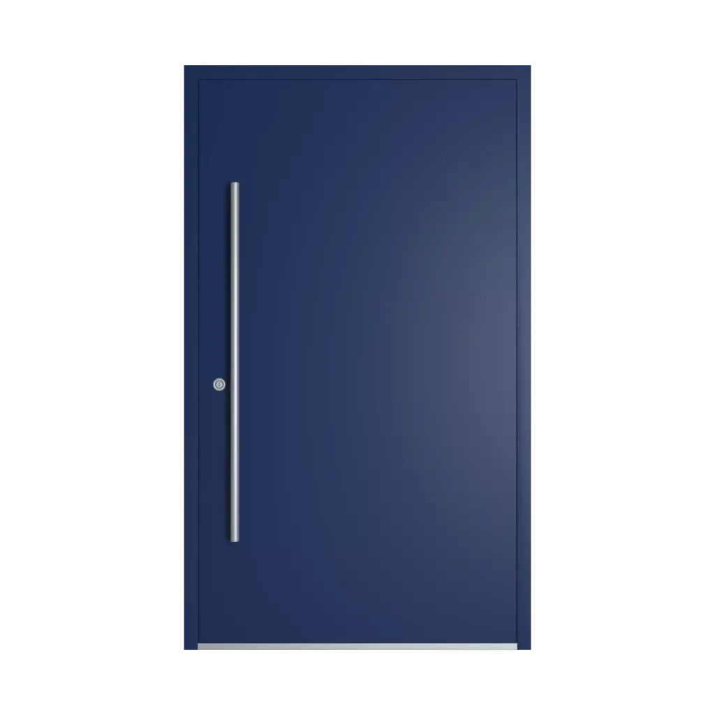 RAL 5026 Pearl night blue entry-doors models dindecor model-6123  