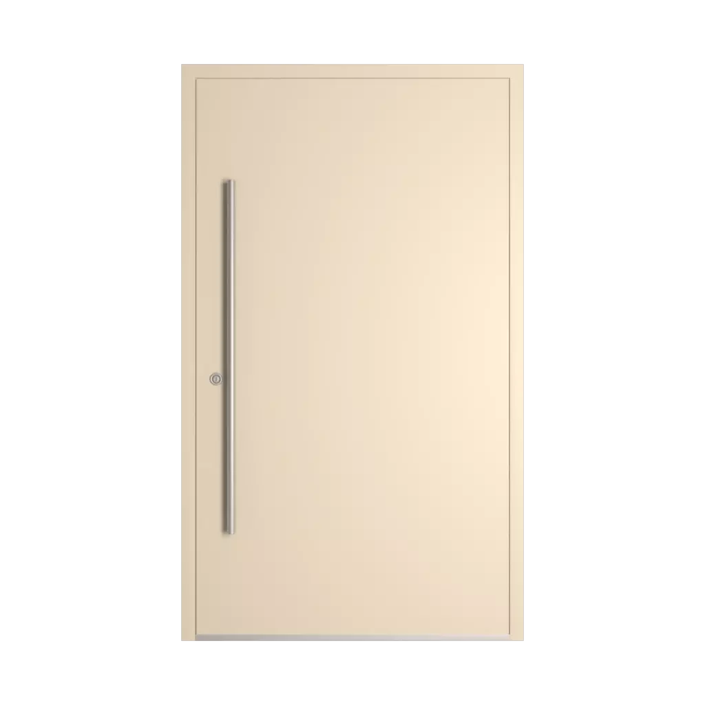 RAL 1013 Oyster white entry-doors models dindecor sl07  