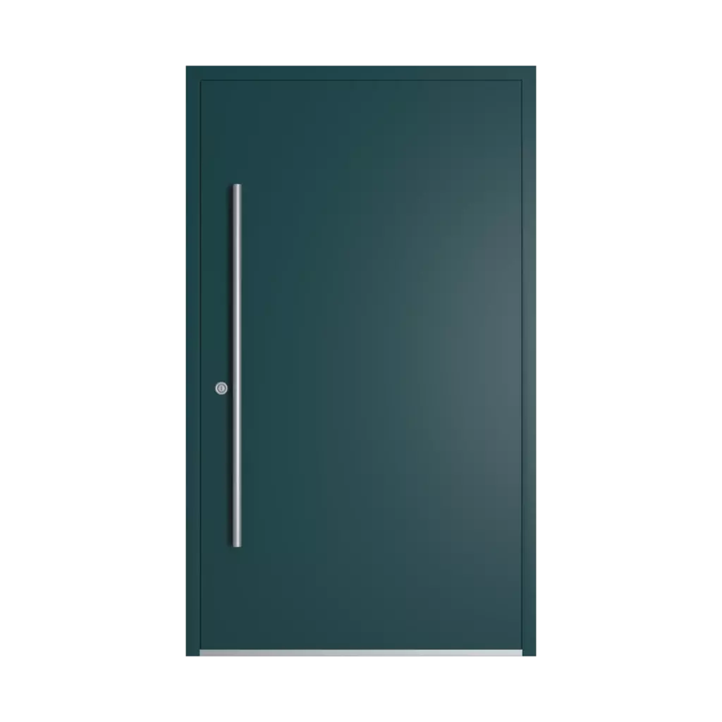 RAL 6004 Blue green entry-doors models dindecor be04  