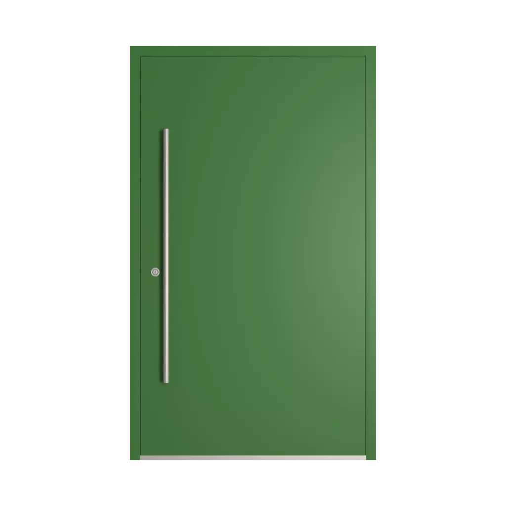 RAL 6010 Grass green products aluminum-entry-doors    