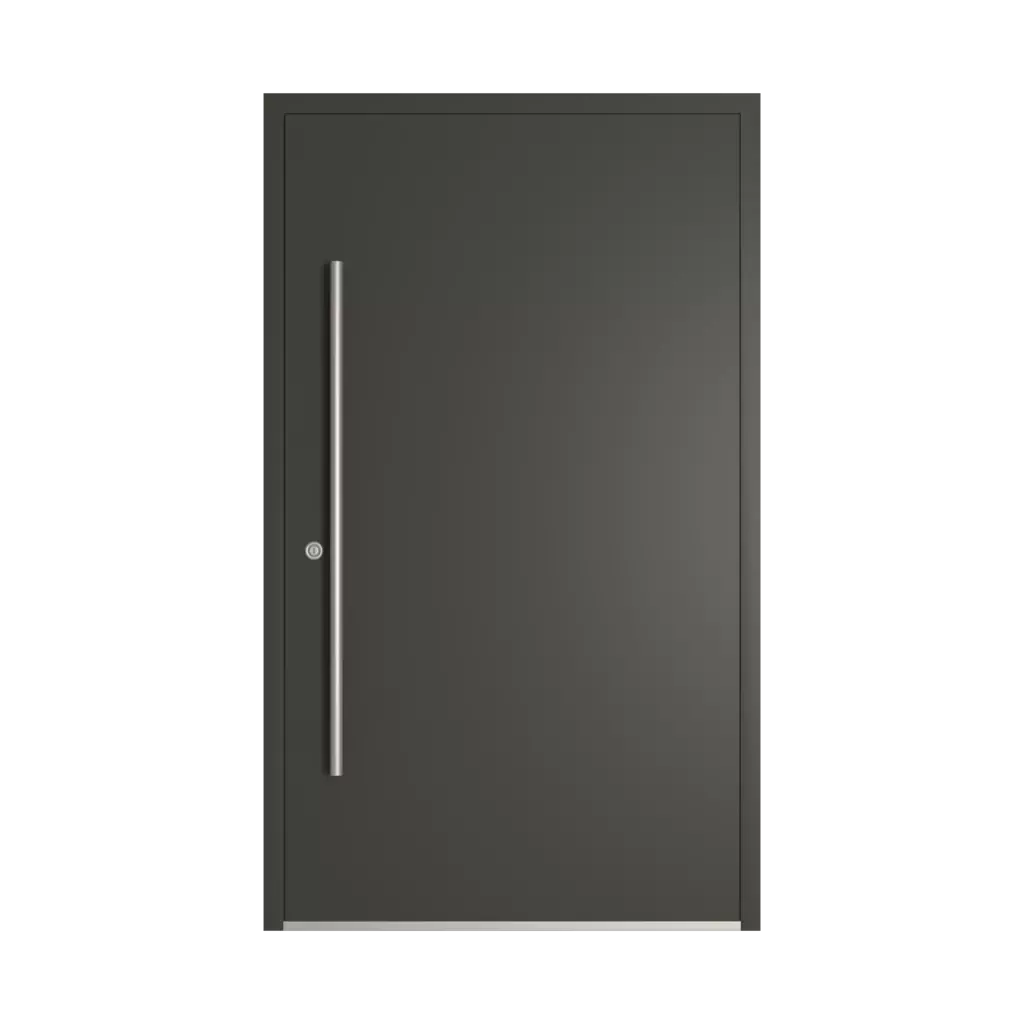 RAL 6015 Black olive entry-doors models dindecor sl07  