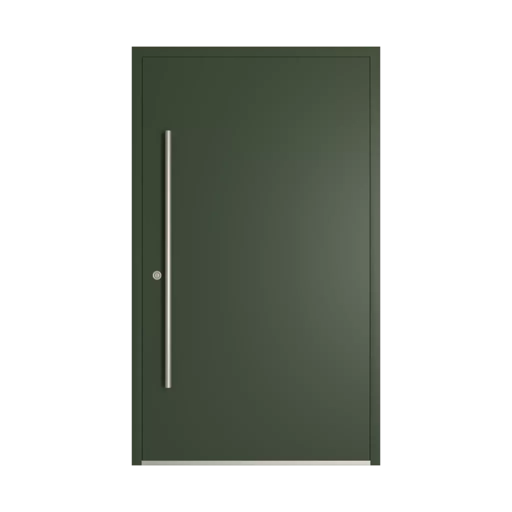 RAL 6020 Chrome green products wooden-entry-doors    