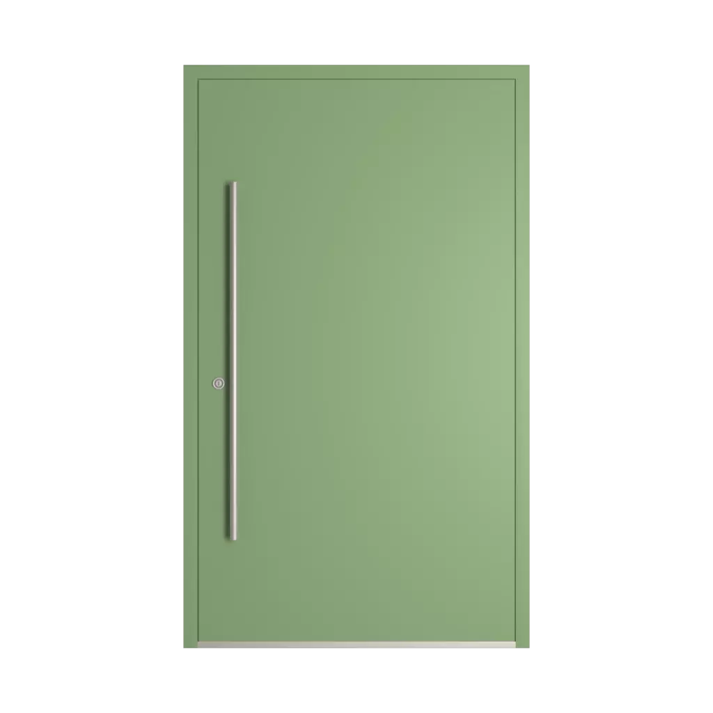 RAL 6021 Pale green entry-doors models dindecor sl01  