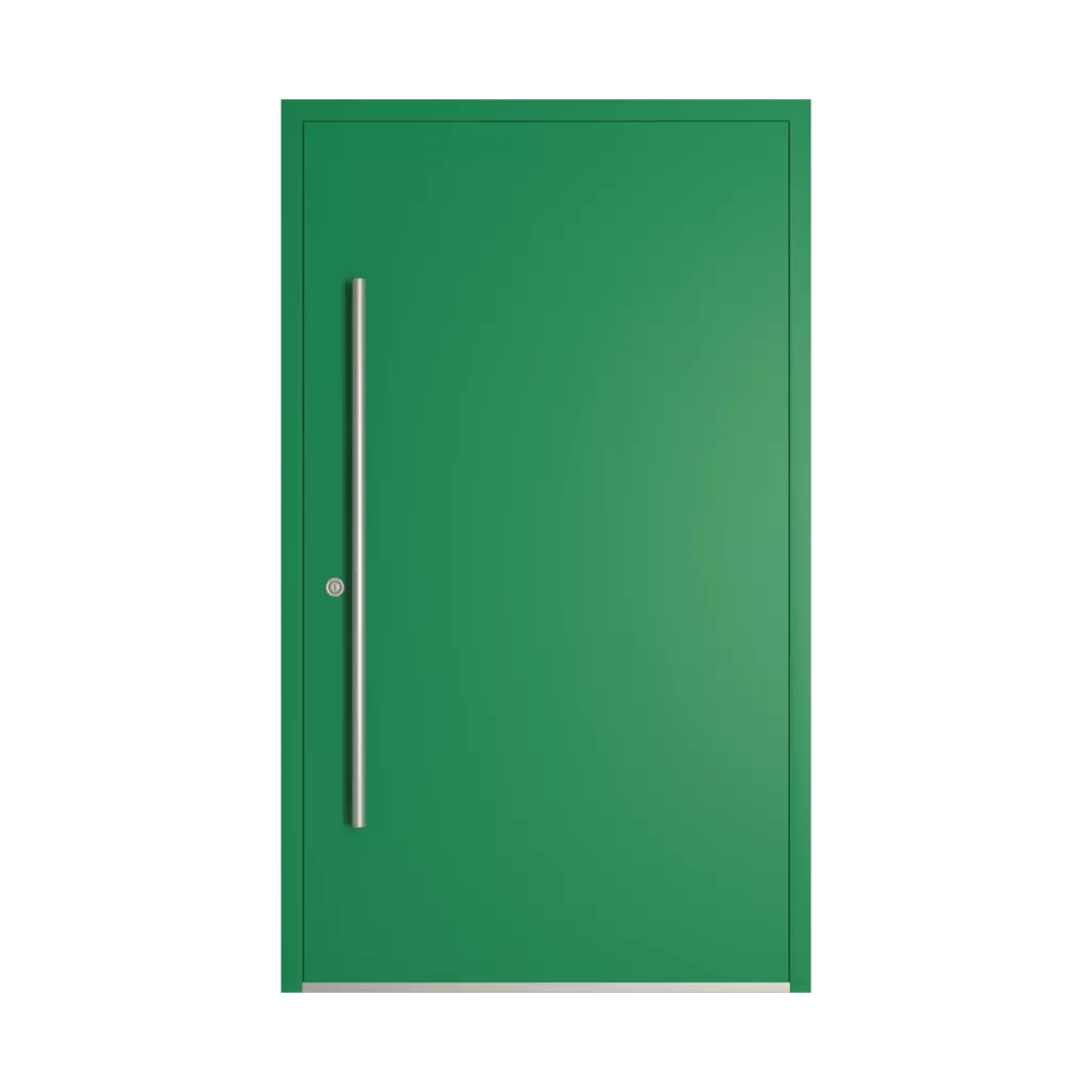 RAL 6024 traffic green products aluminum-entry-doors    