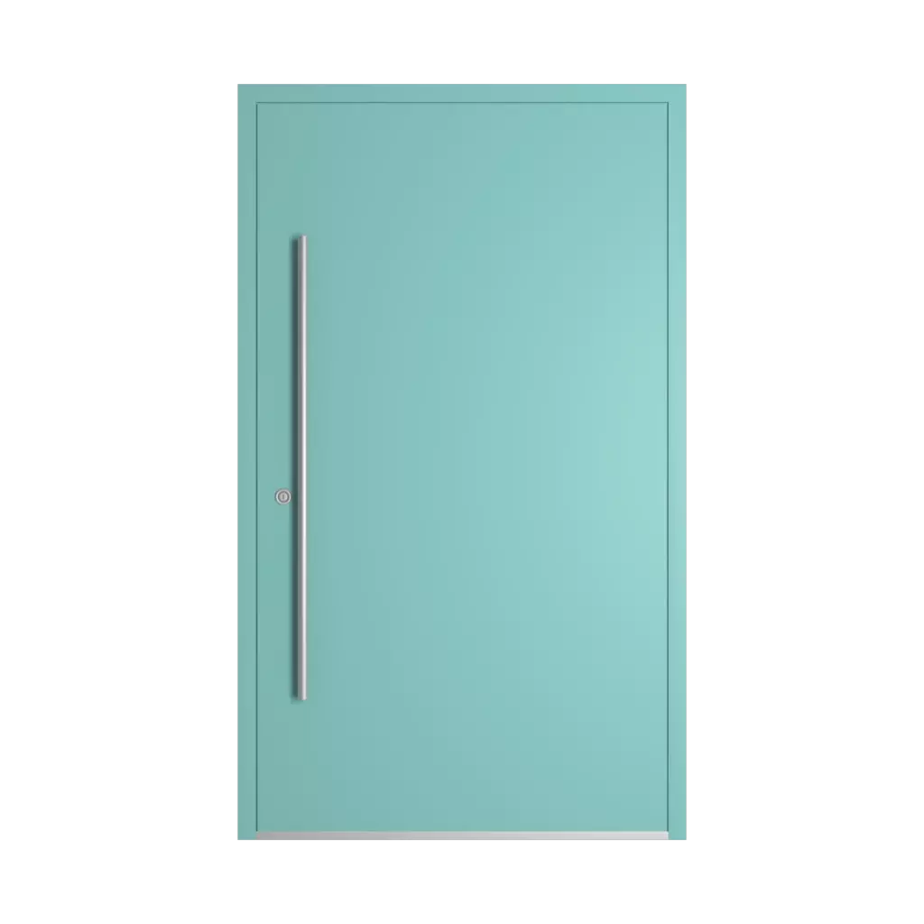 RAL 6027 Light green entry-doors models dindecor 6124-pwz  