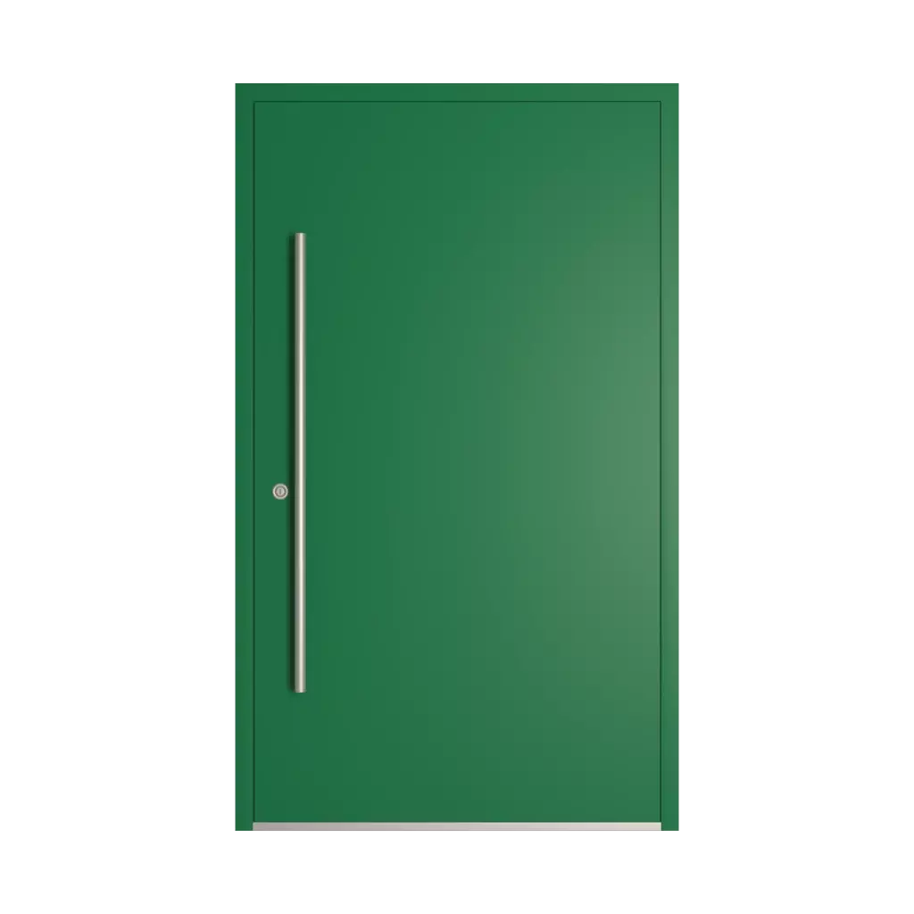 RAL 6029 Mint green entry-doors models dindecor model-6129  