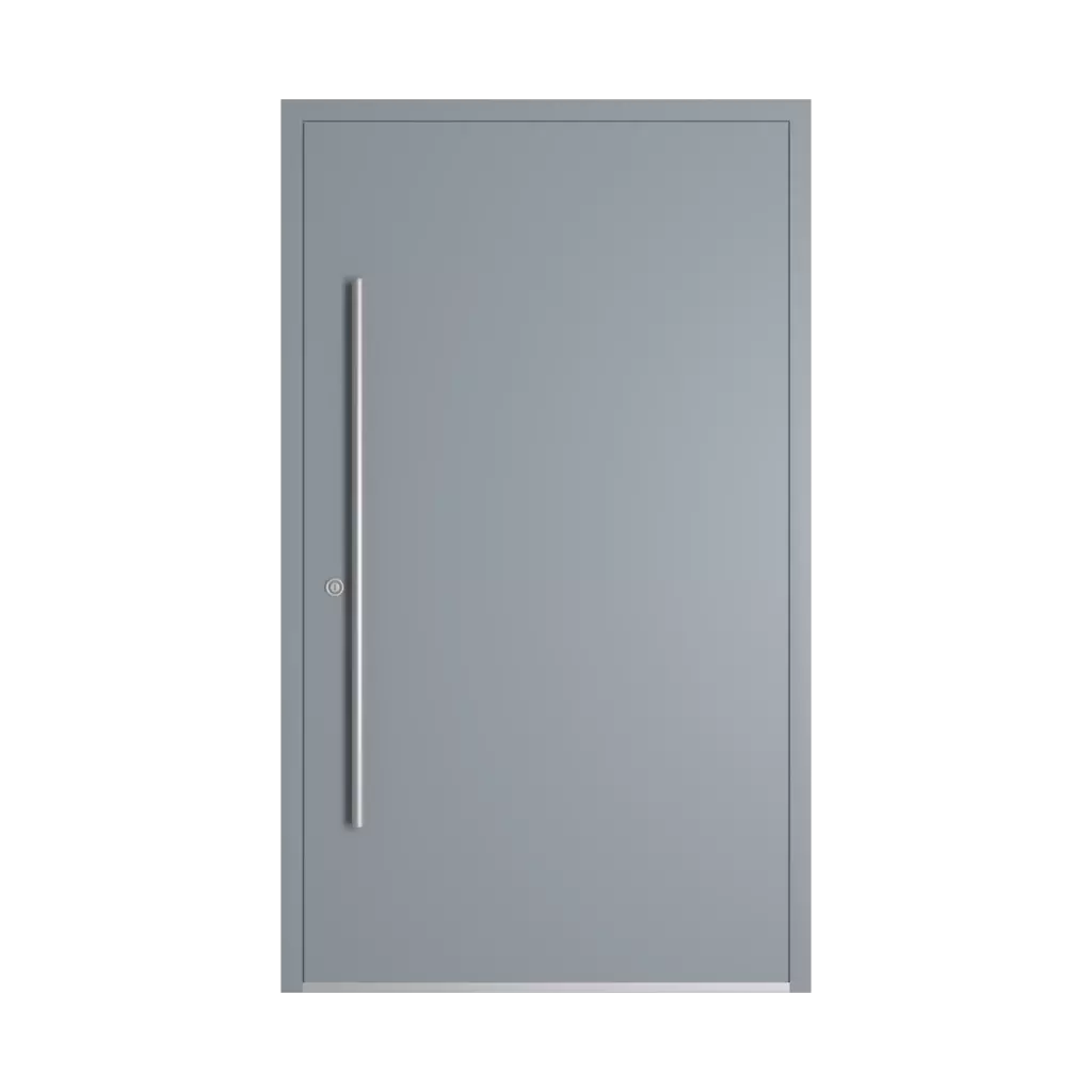 RAL 7001 Silver grey products aluminum-entry-doors    