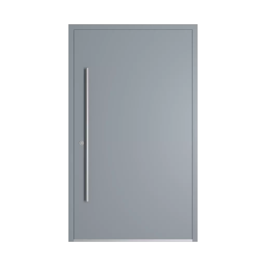 RAL 7001 Silver grey entry-doors models dindecor gl08  