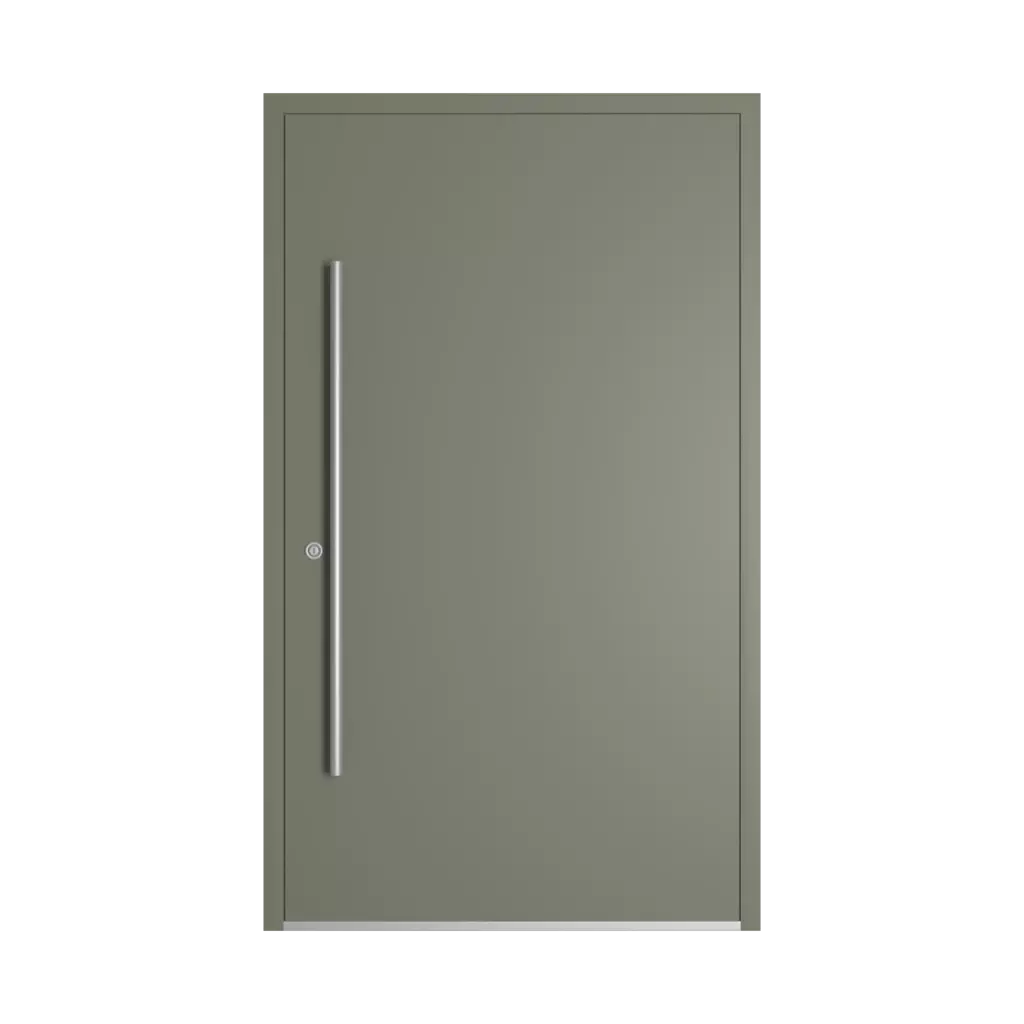 RAL 7003 Moss grey products aluminum-entry-doors    