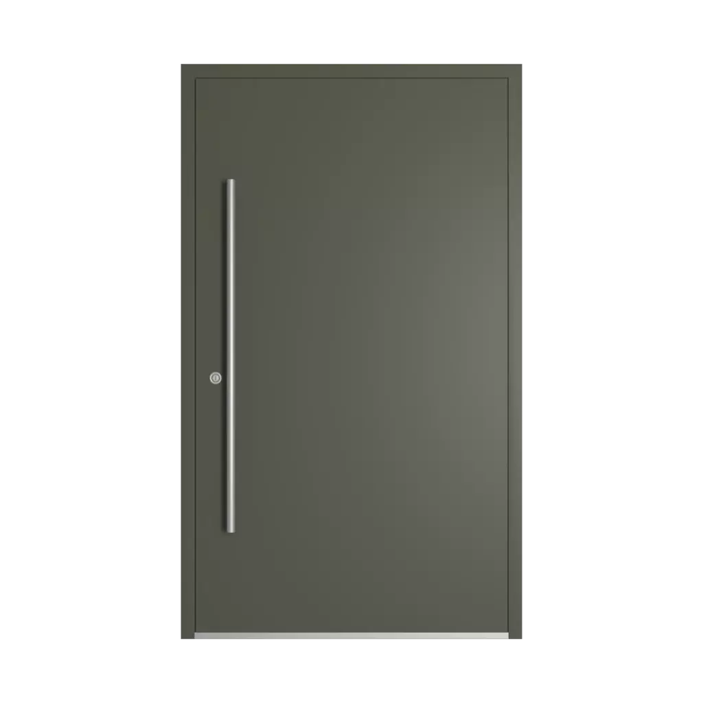 RAL 7013 Brown grey products wooden-entry-doors    