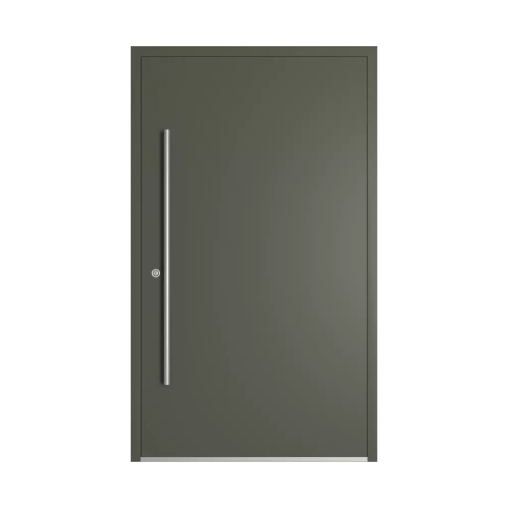 RAL 7013 Brown grey entry-doors models dindecor sl03  