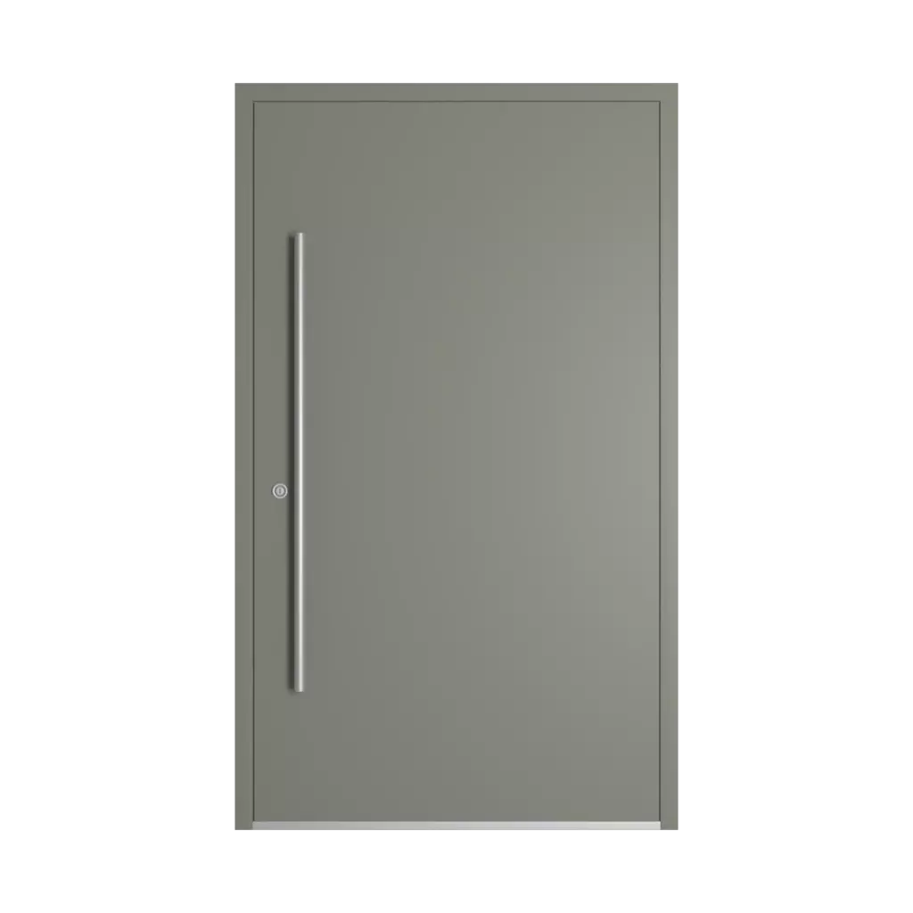 RAL 7023 Concrete grey products aluminum-entry-doors    