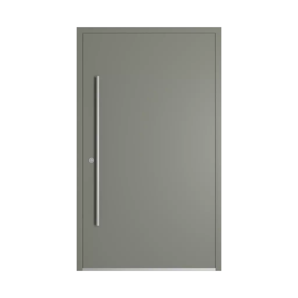 RAL 7023 Concrete grey entry-doors models dindecor sl07  