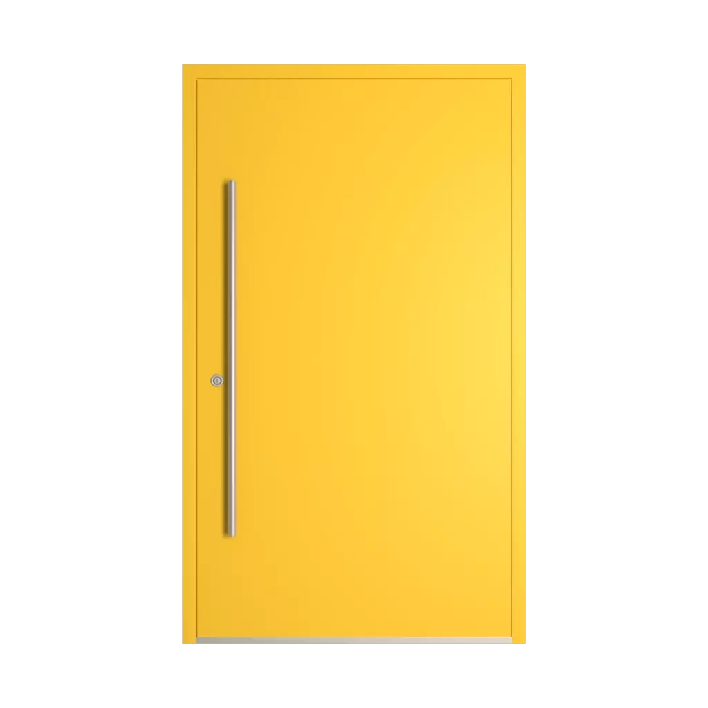 RAL 1018 Zinc yellow entry-doors models dindecor sk03-beton  