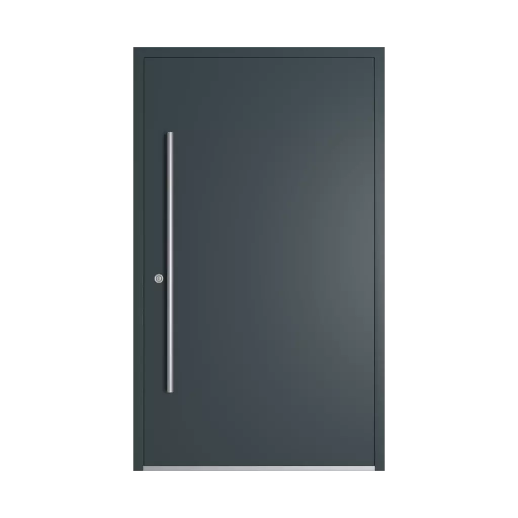 RAL 7026 Granite grey products aluminum-entry-doors    