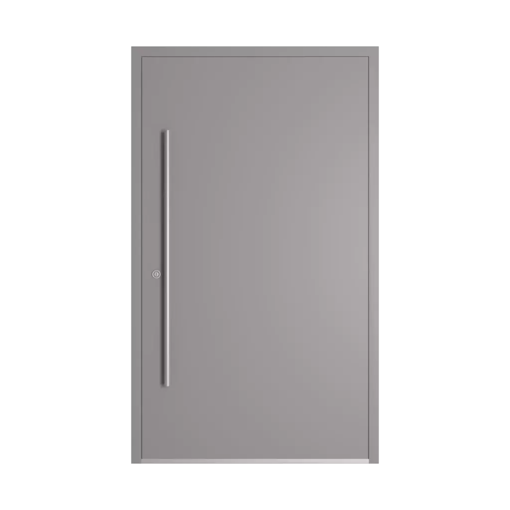 RAL 7036 Platinum grey entry-doors models dindecor sl07  