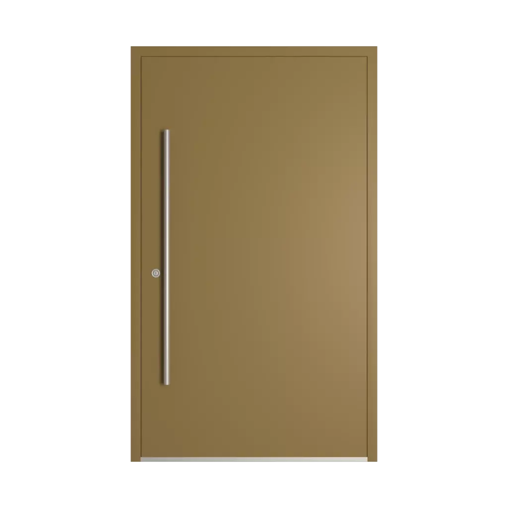 RAL 8000 Green brown entry-doors models dindecor sl07  