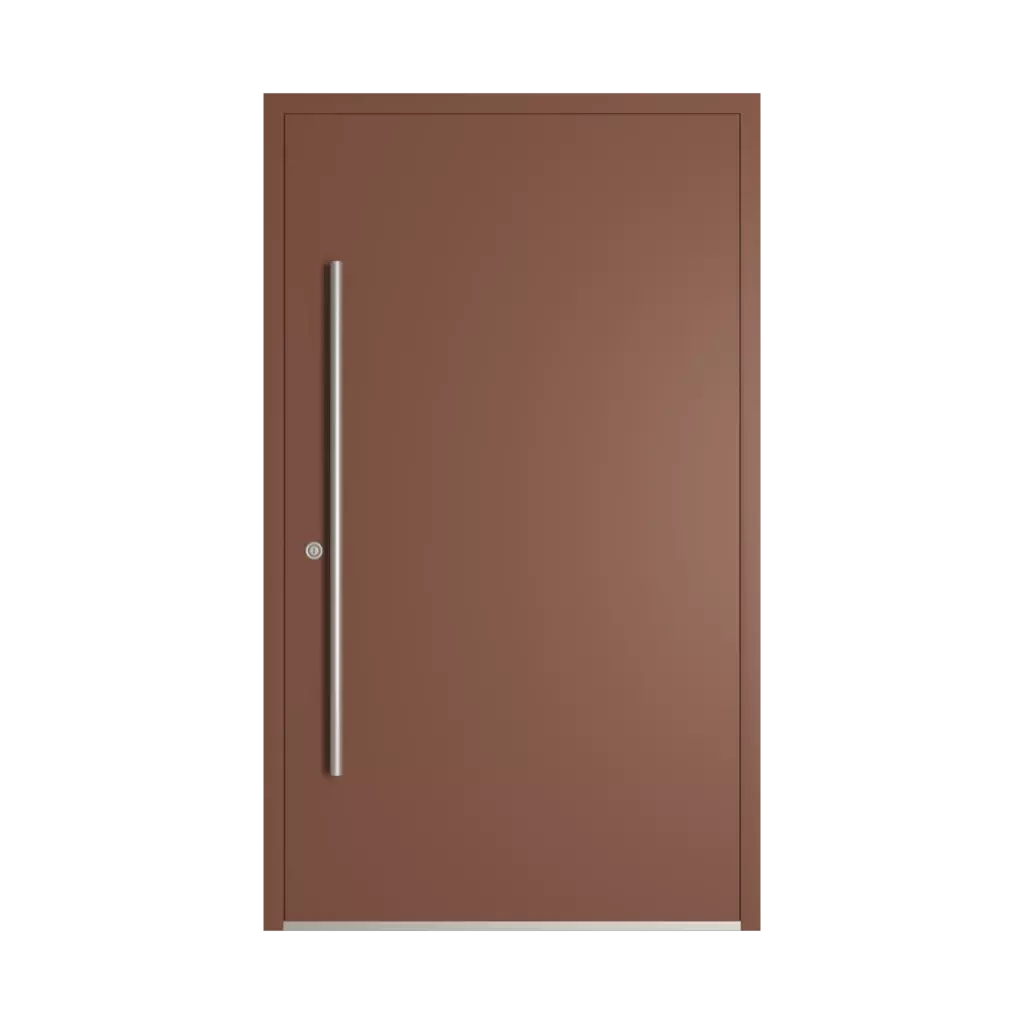 RAL 8002 Signal brown entry-doors models dindecor gl08  