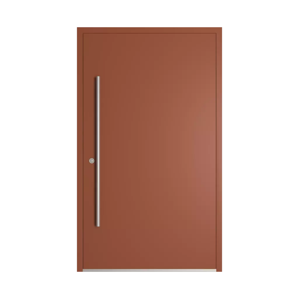 RAL 8004 Copper brown entry-doors models adezo wilno  