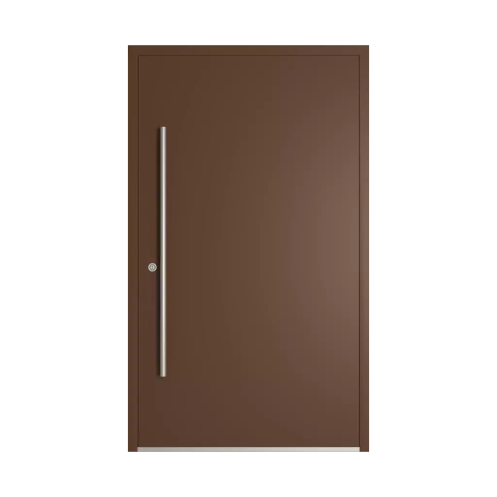 RAL 8011 Nut brown products pvc-entry-doors    