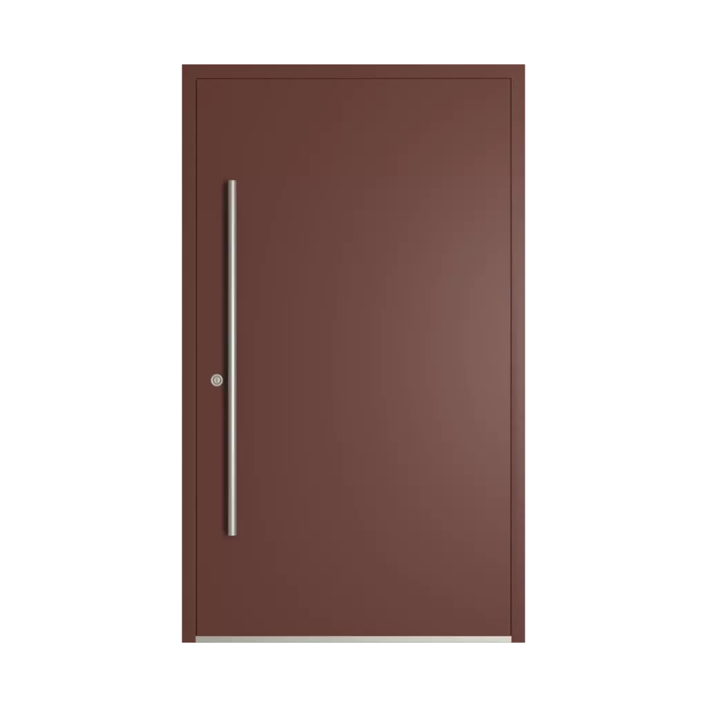 RAL 8015 Chestnut brown entry-doors models dindecor sl07  