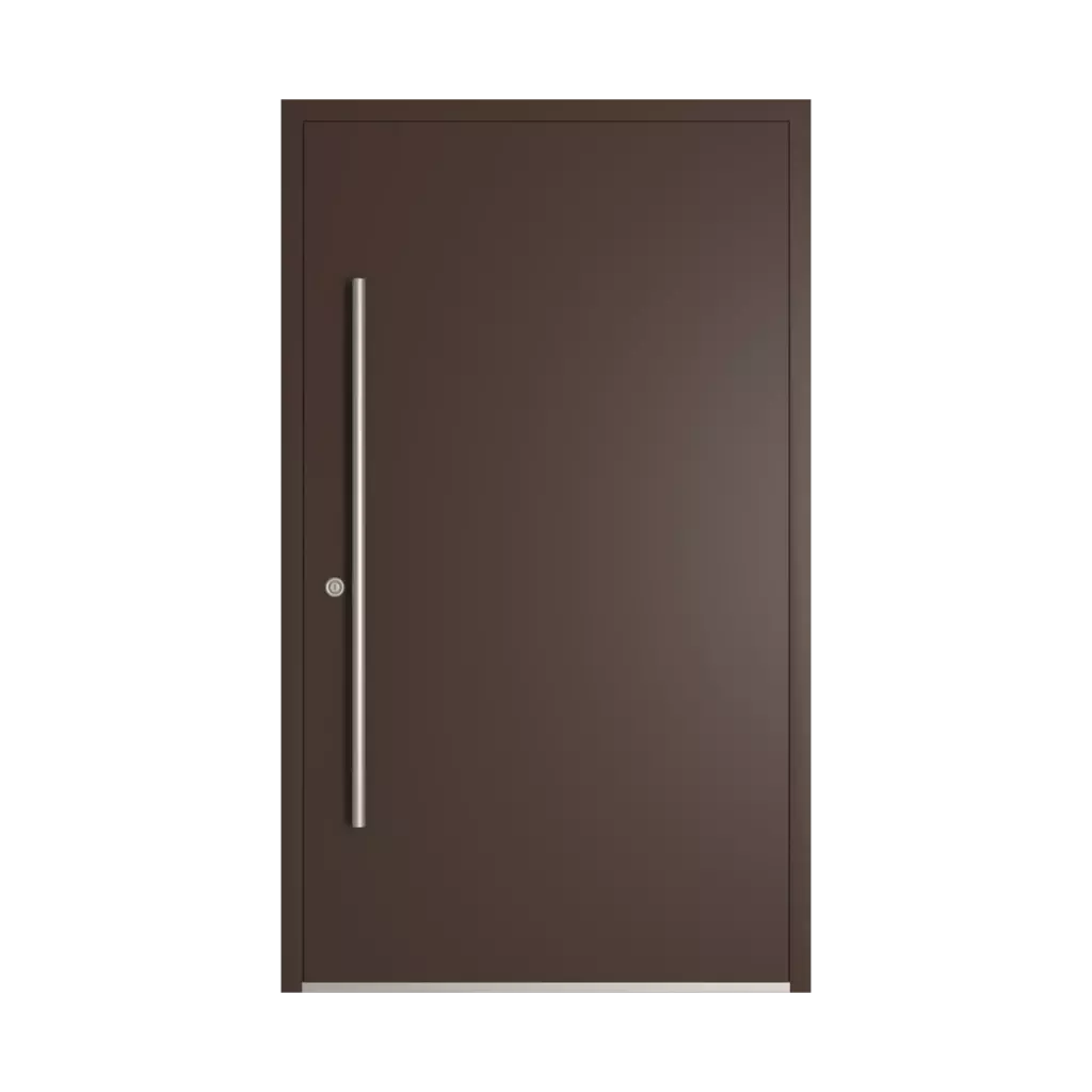 RAL 8017 Chocolate brown products aluminum-entry-doors    