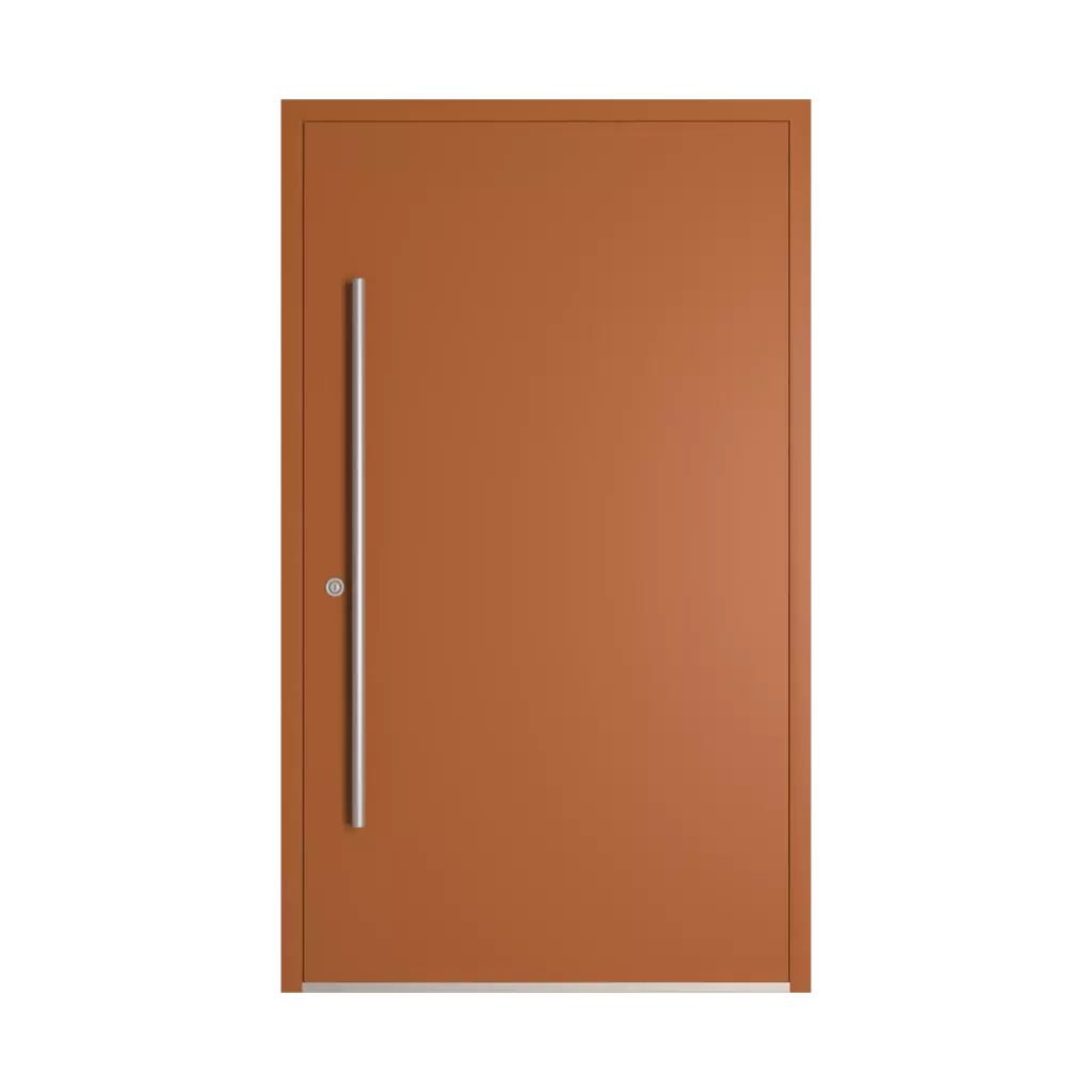 RAL 8023 Orange brown entry-doors models dindecor sl07  