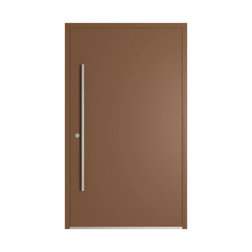 RAL 8024 Beige brown entry-doors models dindecor sk03-beton  