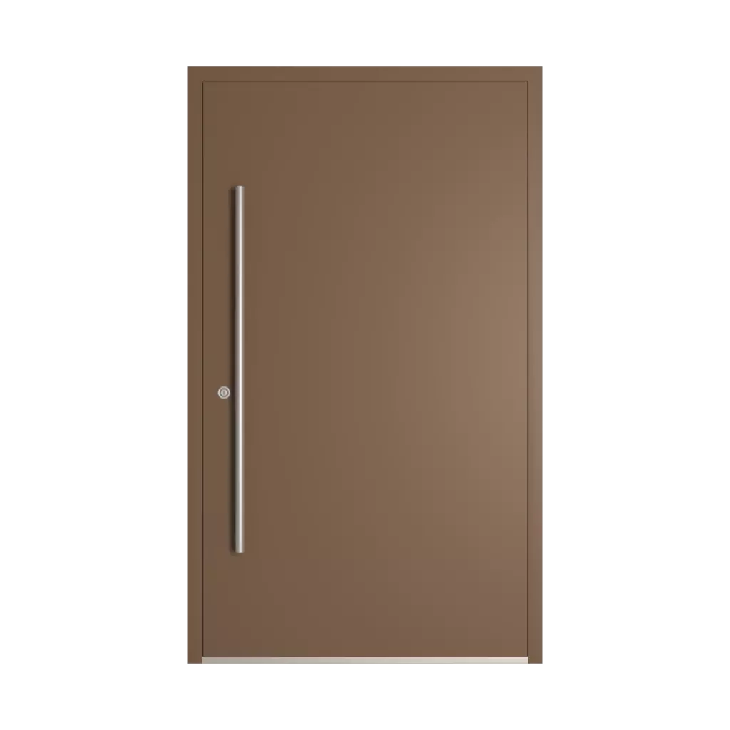 RAL 8025 Pale brown entry-doors models dindecor model-6123  