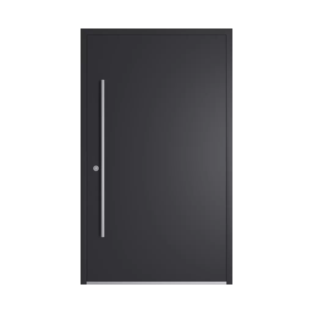 RAL 9004 Signal black products aluminum-entry-doors    