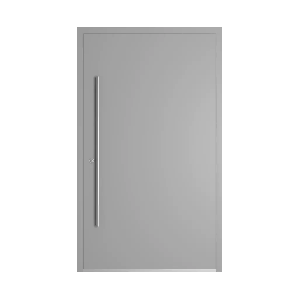 RAL 9006 White aluminium products aluminum-entry-doors    