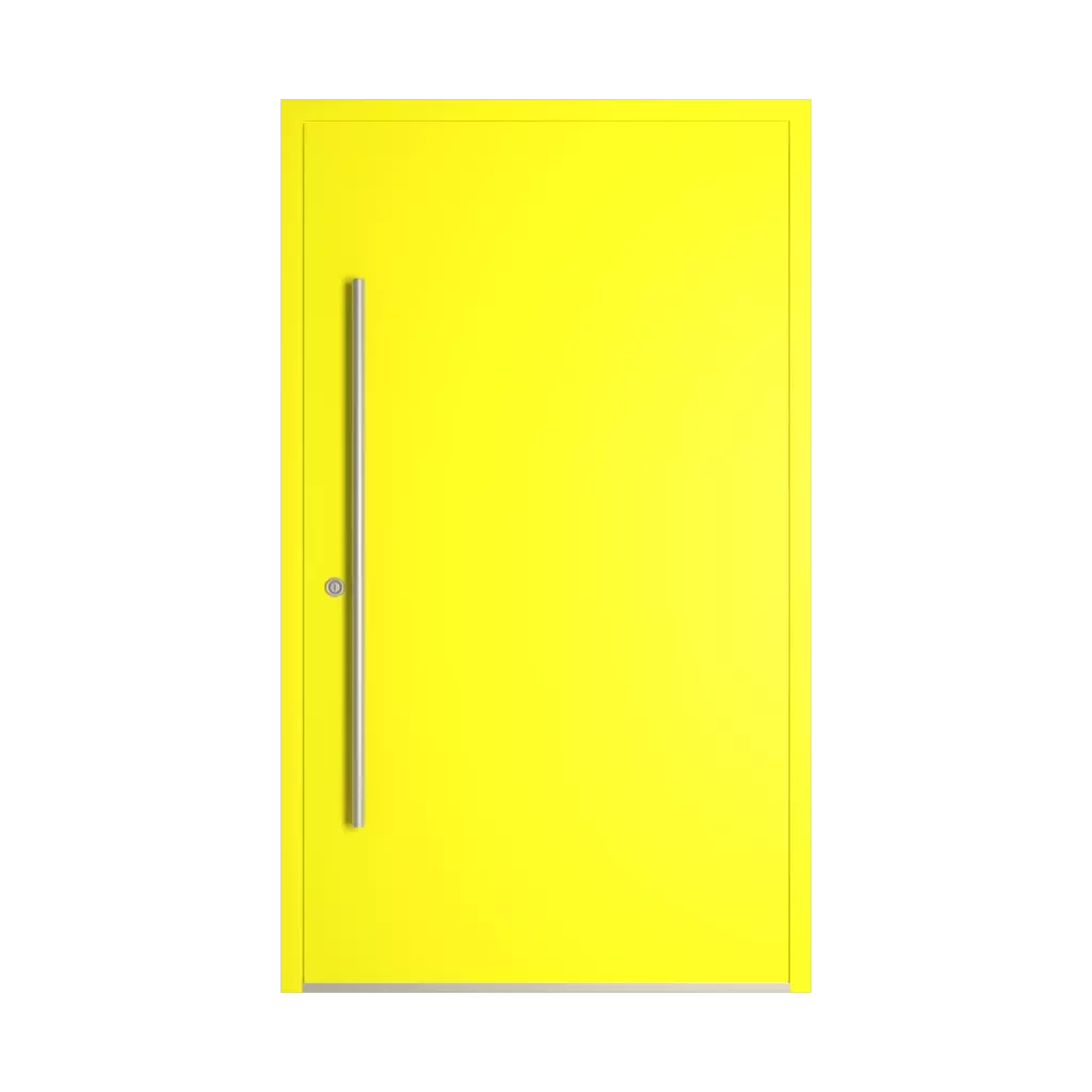 RAL 1026 Luminous yellow entry-doors models adezo kopenhaga  