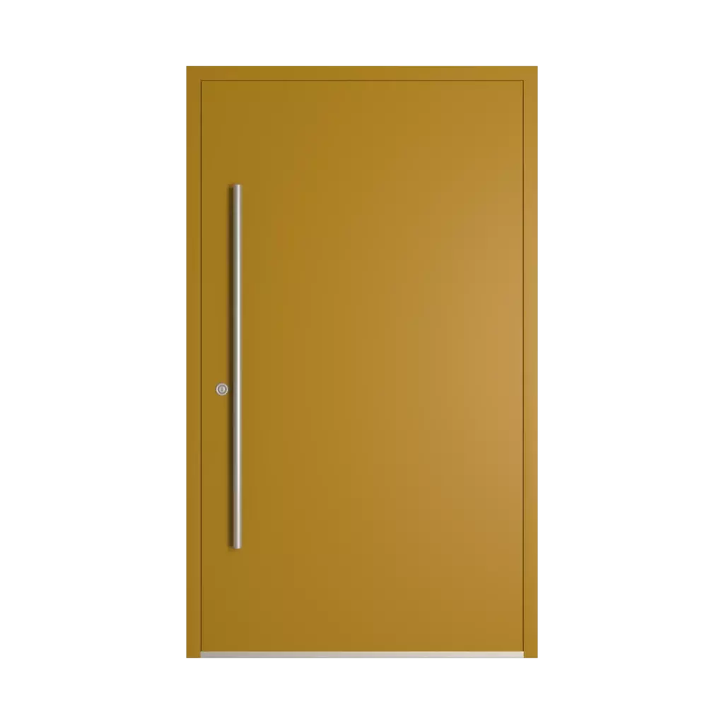 RAL 1027 Curry entry-doors models dindecor sl07  