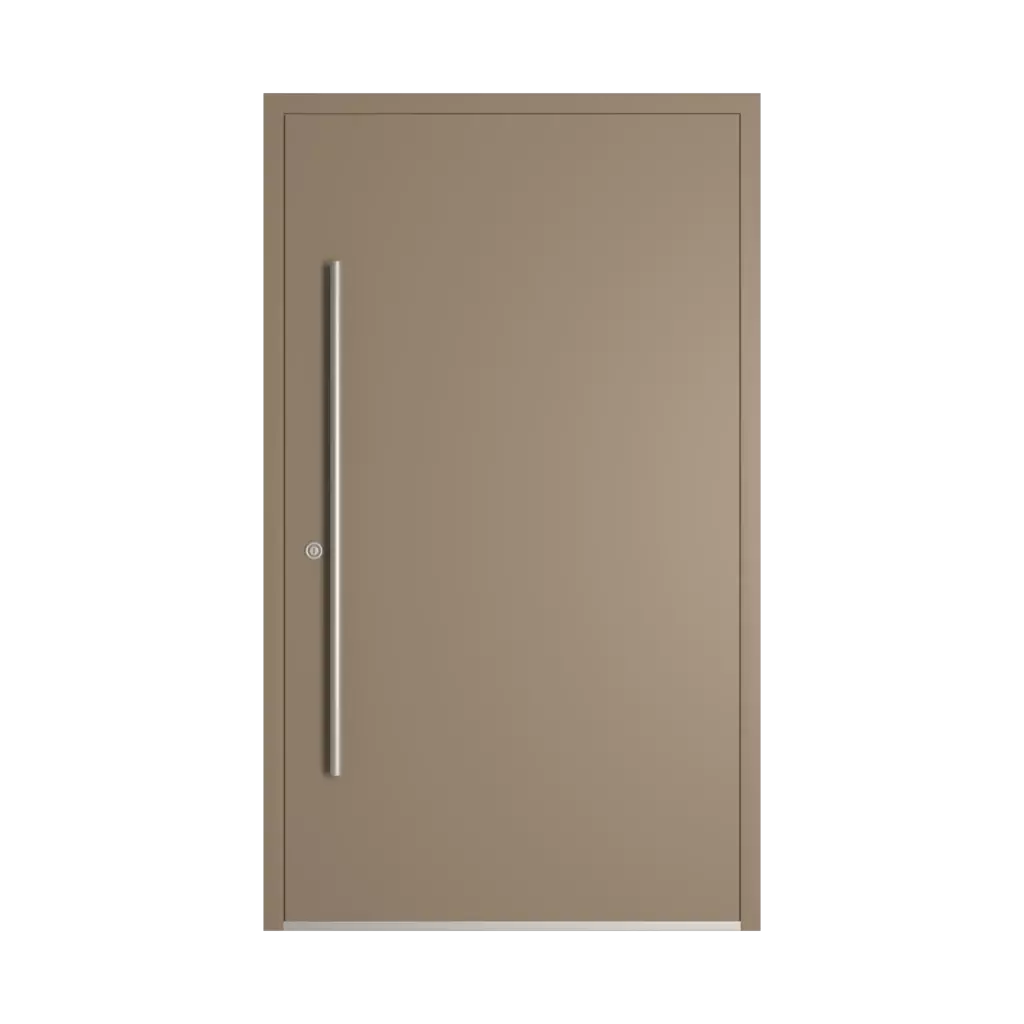 RAL 1035 Pearl beige entry-doors models dindecor sk06-grey  