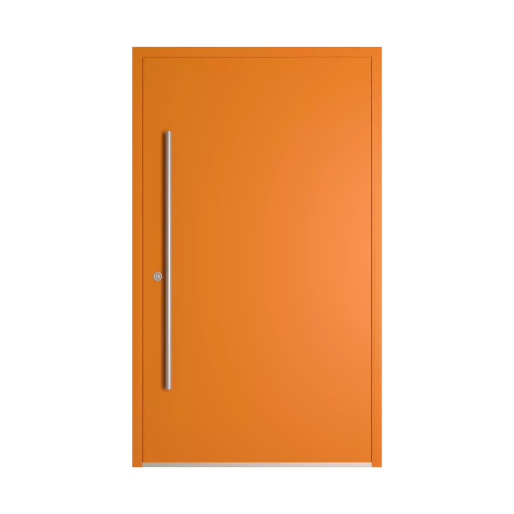 RAL 2000 Yellow orange products aluminum-entry-doors    