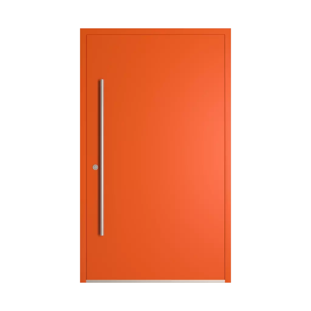 RAL 2009 Traffic orange products aluminum-entry-doors    