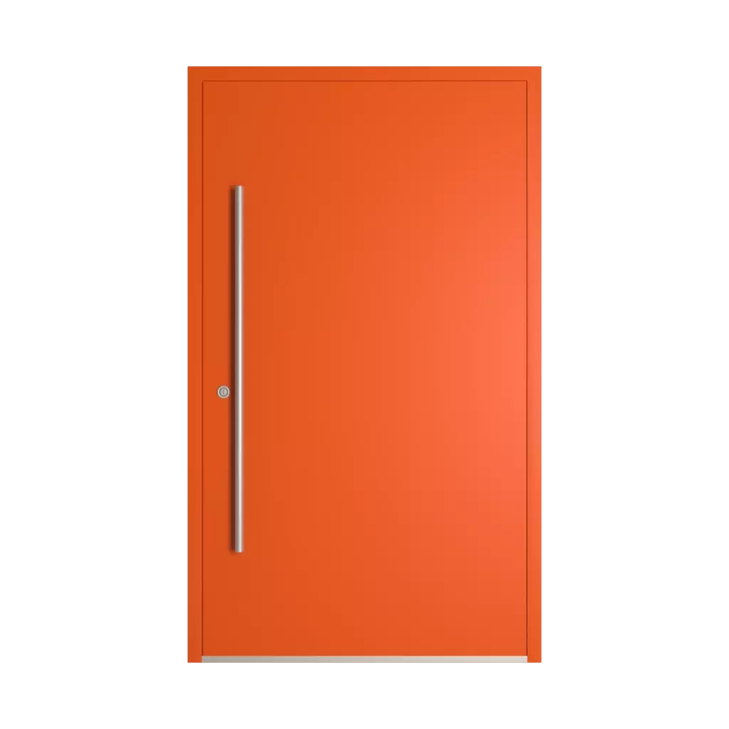 RAL 2009 Traffic orange entry-doors models dindecor be04  