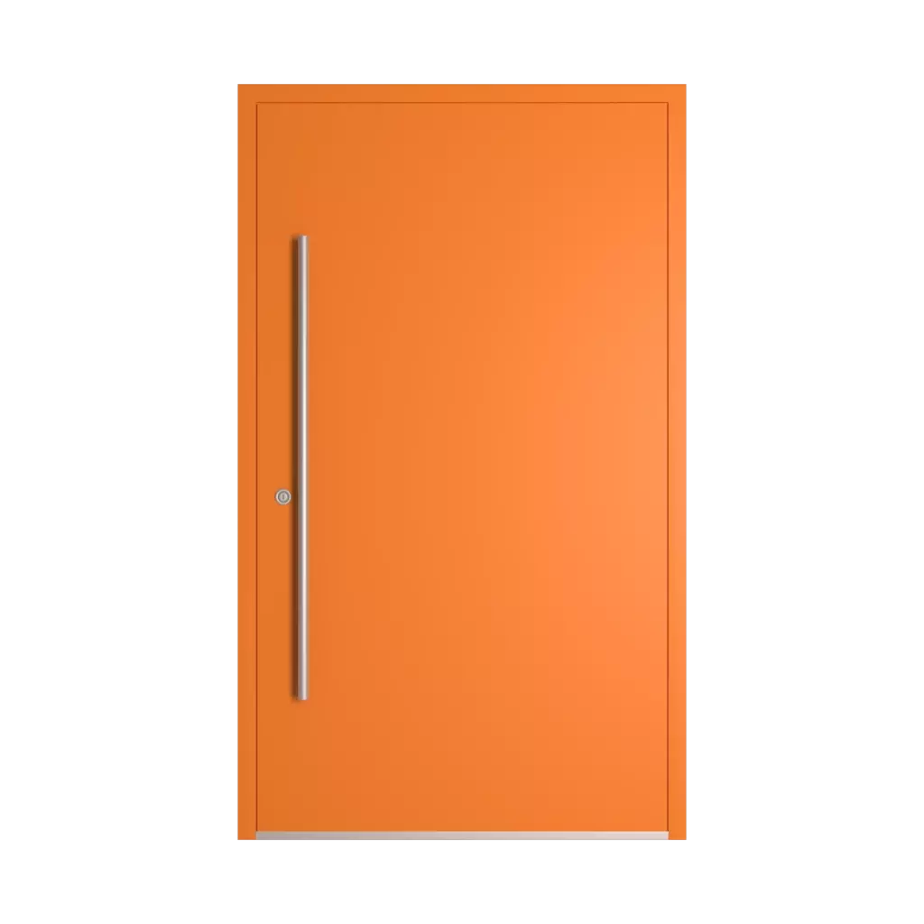 RAL 2011 Deep orange entry-doors models dindecor 6124-pwz  