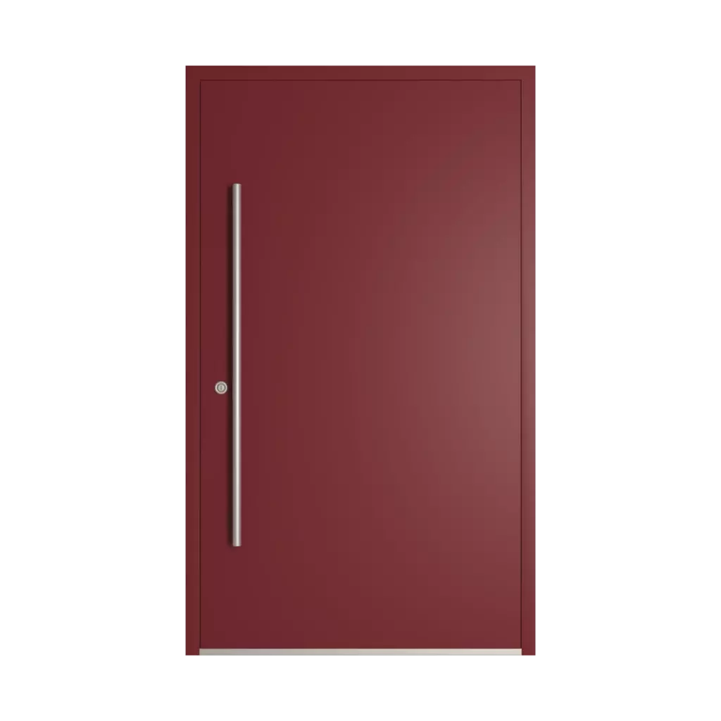 RAL 3004 Purple red products aluminum-entry-doors    