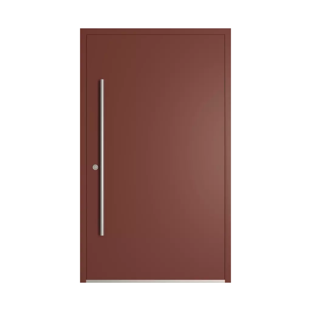 RAL 3009 Oxide red entry-doors models dindecor model-5041  