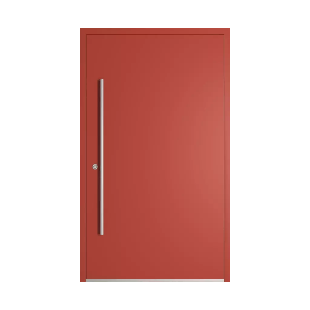 RAL 3016 Coral red products wooden-entry-doors    