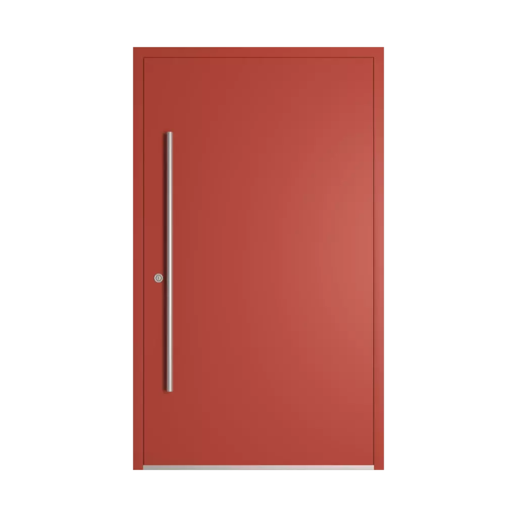 RAL 3016 Coral red entry-doors models dindecor sl01  