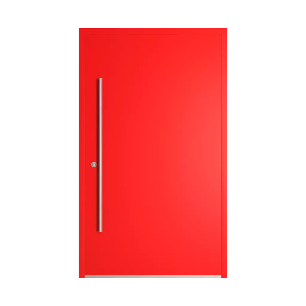 RAL 3026 Luminous bright red products wooden-entry-doors    