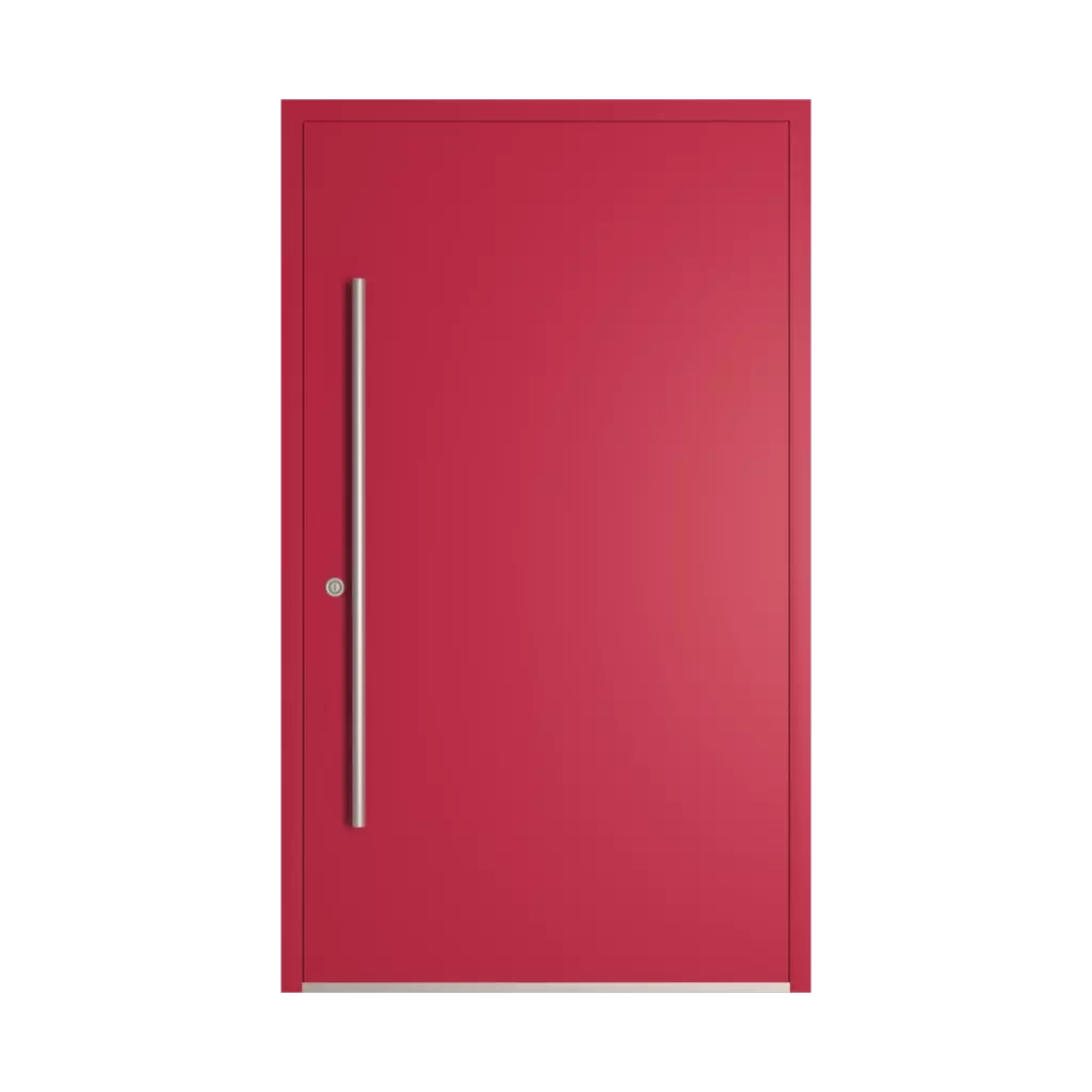 RAL 3027 Raspberry red entry-doors models dindecor cl09  