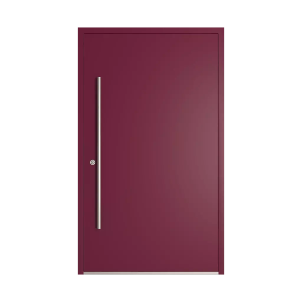 RAL 4004 Claret violet entry-doors models dindecor sk06-grey  