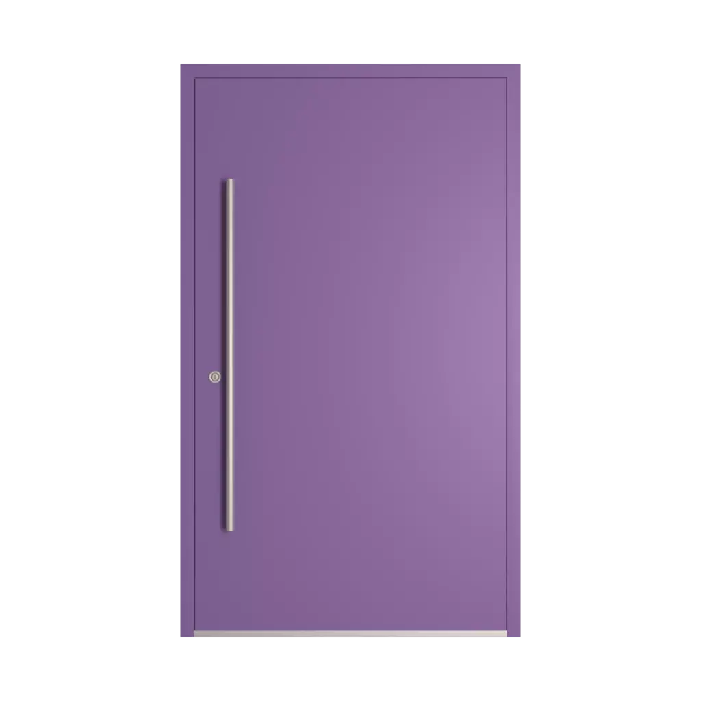 RAL 4005 Blue lilac entry-doors models dindecor model-6123  